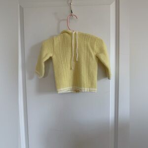 Blue Bird Vintage Sunny Yellow Kids Sweater